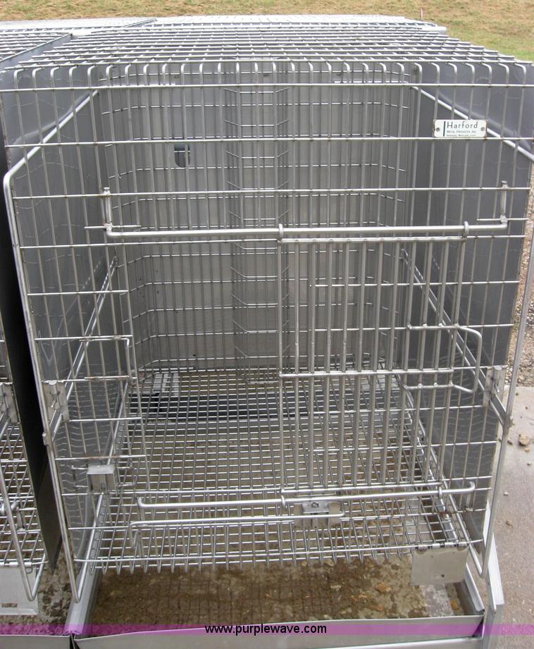 image for item 5226 Hartford stainless steel small animal crate