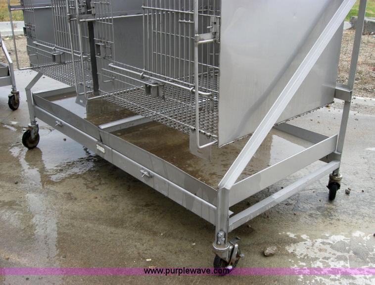 image for item 5226 Hartford stainless steel small animal crate