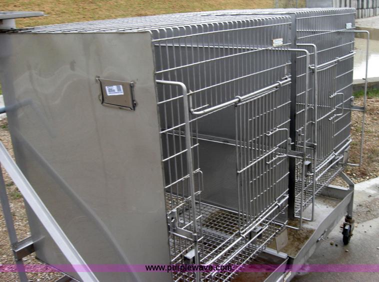 image for item 5227 Hartford stainless steel small animal crate