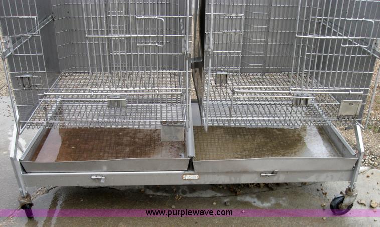 image for item 5227 Hartford stainless steel small animal crate
