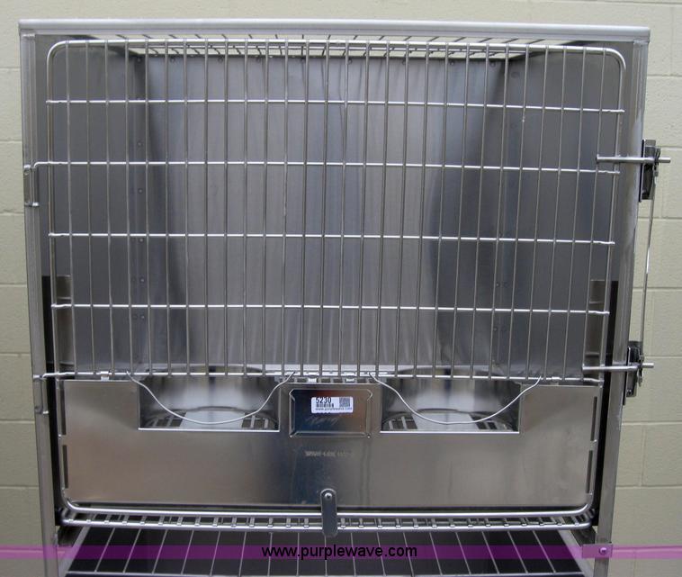 image for item 5230 Shor-Line stackable stainless steel dog crates