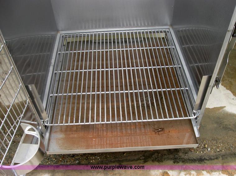 image for item 5230 Shor-Line stackable stainless steel dog crates