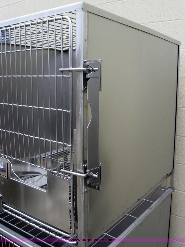 image for item 5230 Shor-Line stackable stainless steel dog crates