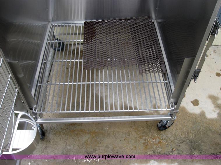 image for item 5232 Shor-Line stackable stainless steel dog crates