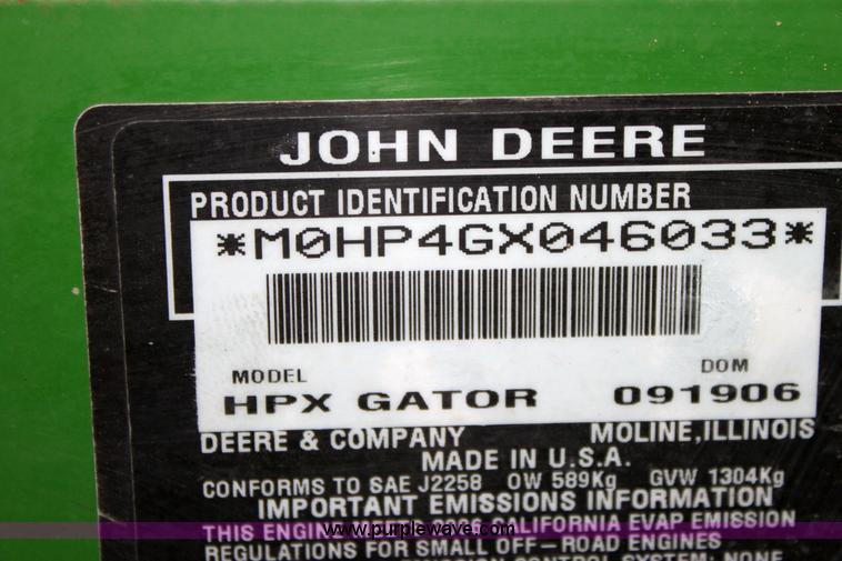 image for item 6690 John Deere HPX Gator