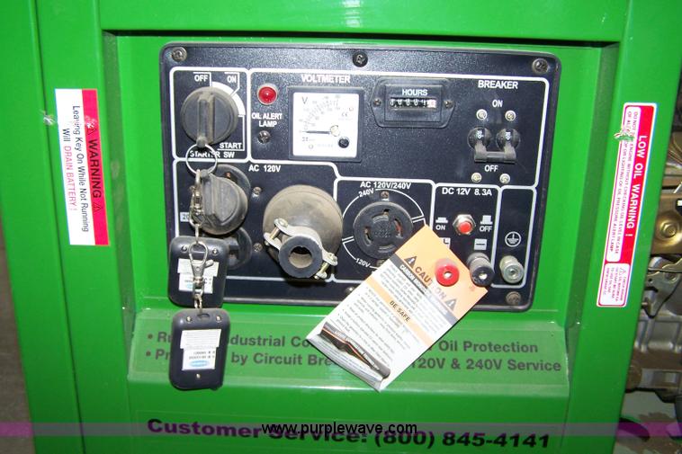 image for item 7299 Titan 7500 diesel generator