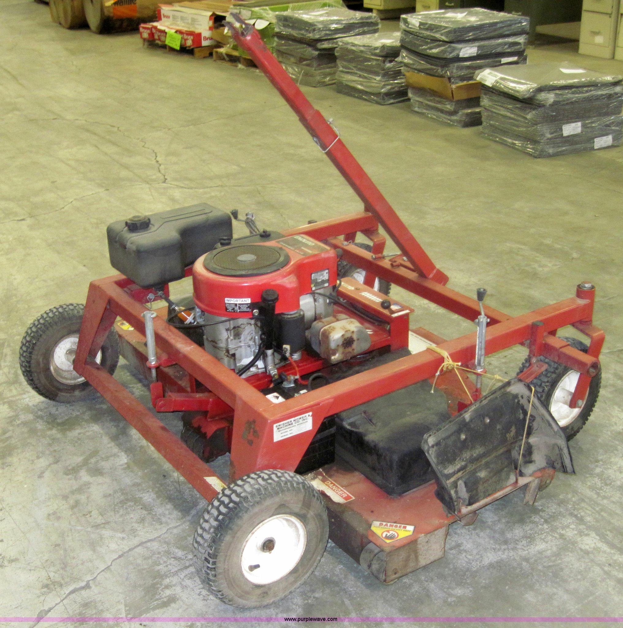Swisher 60" tow behind mower in Girard, KS Item 3168 sold Purple Wave