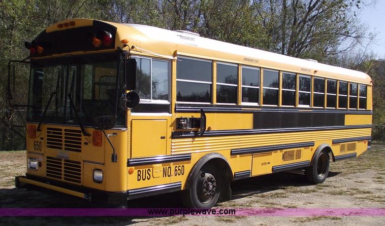 image for item 5493 2001 Thomas EF school bus