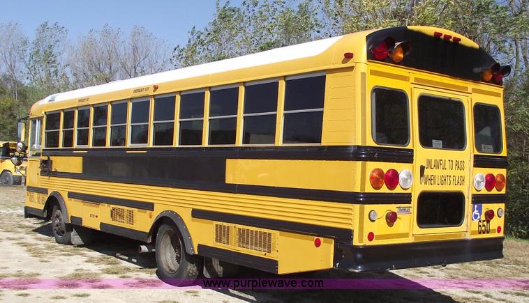 image for item 5493 2001 Thomas EF school bus