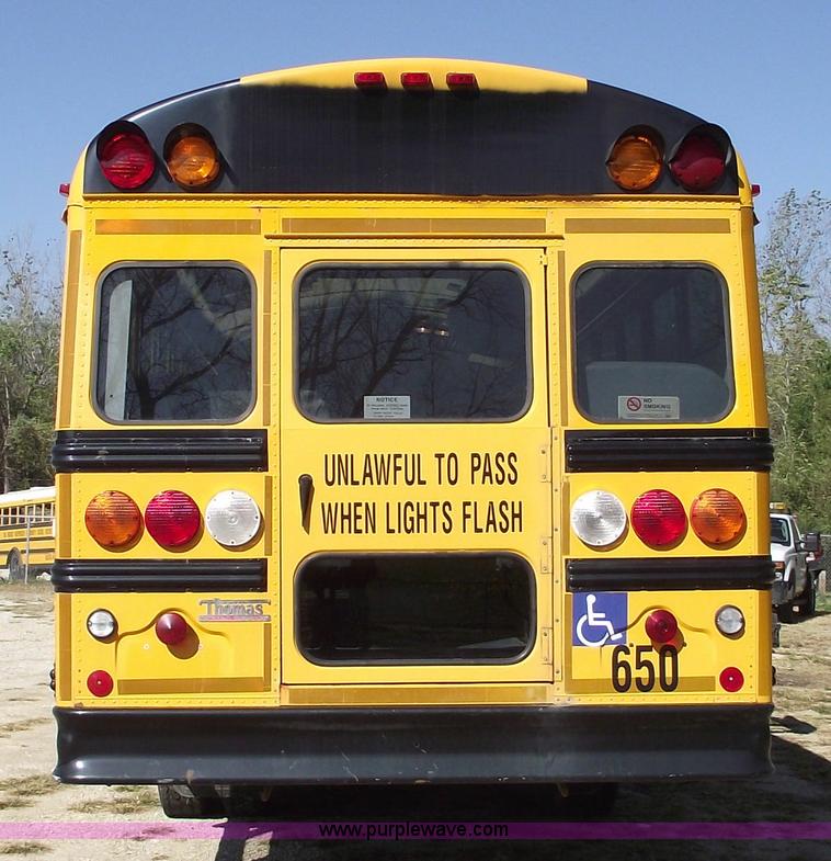 image for item 5493 2001 Thomas EF school bus