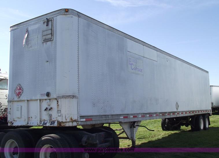 image for item 5502 1987 Trailmobile 48' van trailer