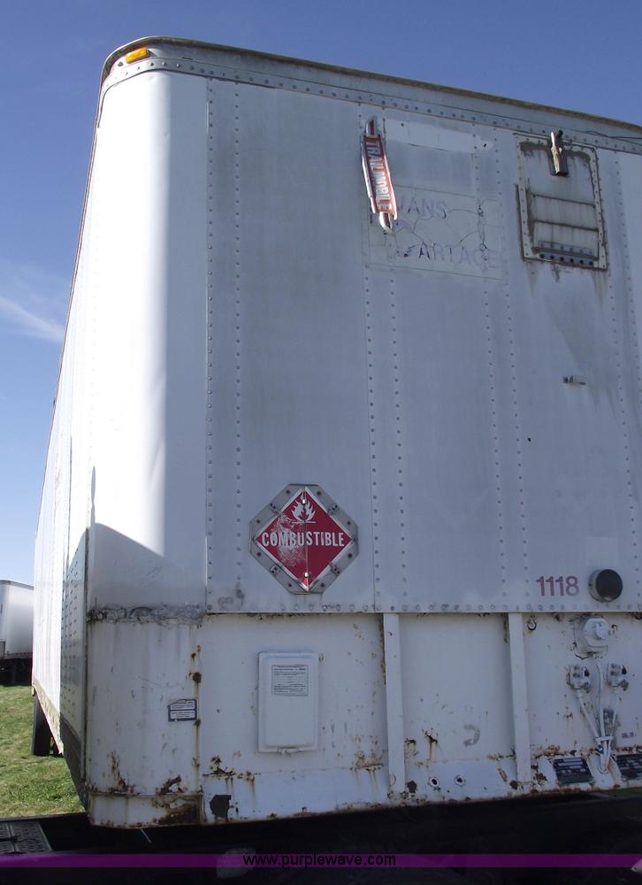 image for item 5502 1987 Trailmobile 48' van trailer