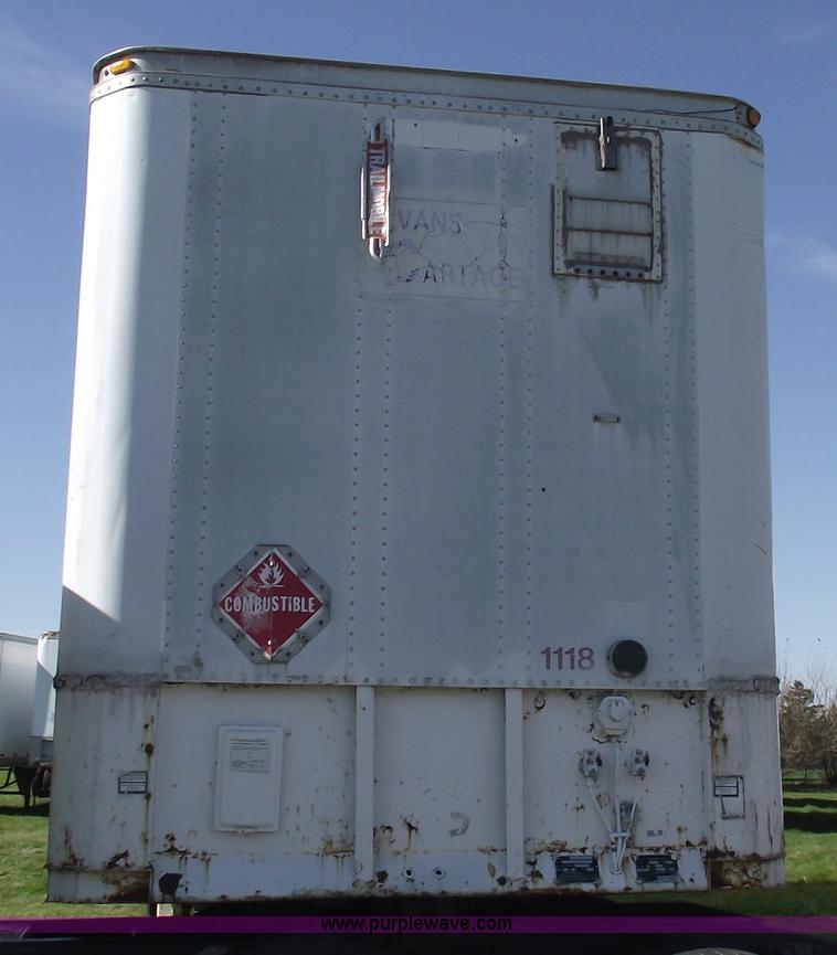 image for item 5502 1987 Trailmobile 48' van trailer