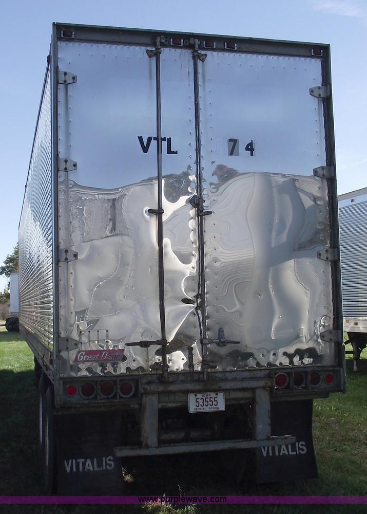 image for item 5503 1971 Great Dane 810T 40' van trailer