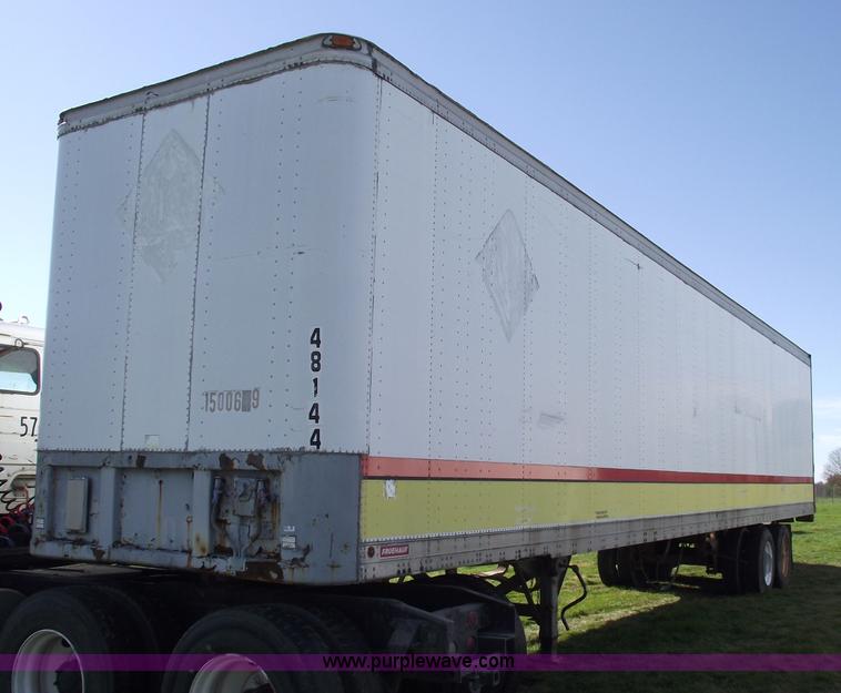 image for item 5507 1986 Fruehauf 48' van trailer