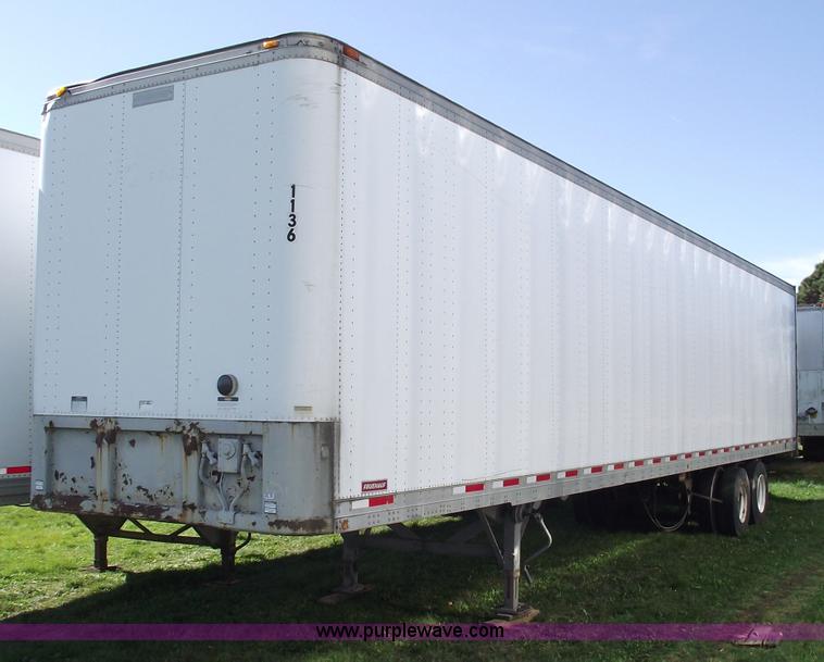 image for item 5508 1987 Fruehauf 48' van trailer