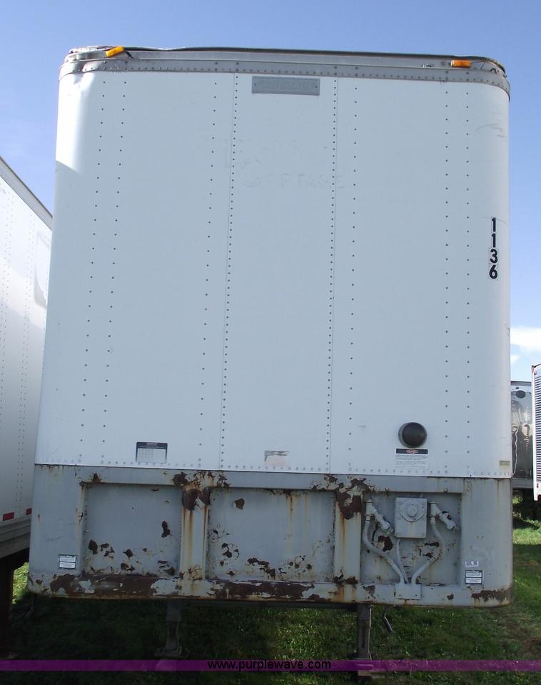 image for item 5508 1987 Fruehauf 48' van trailer