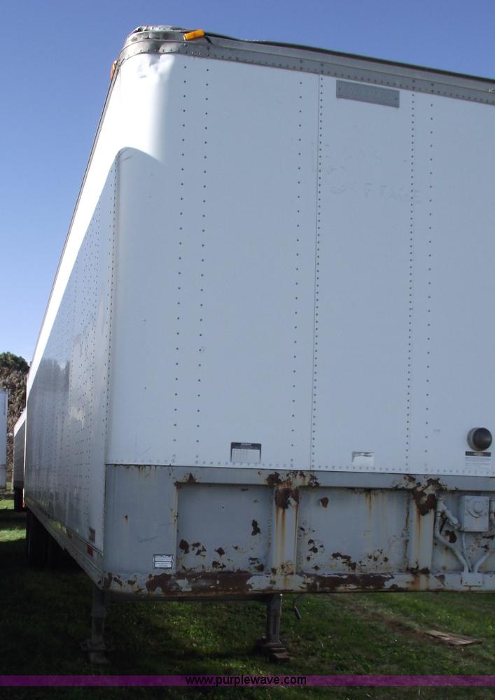 image for item 5508 1987 Fruehauf 48' van trailer