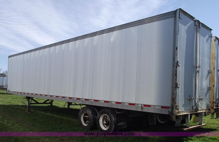 image for item 5508 1987 Fruehauf 48' van trailer