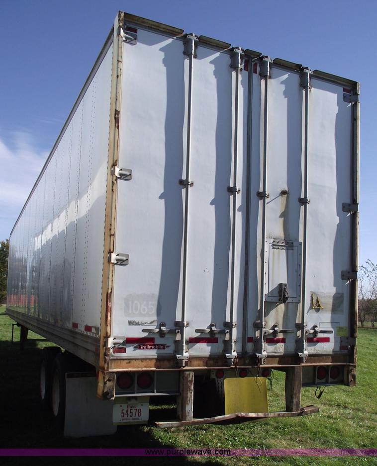 image for item 5533 1992 Trailmobile 01JA 48' van trailer