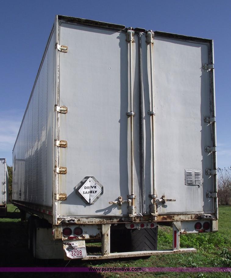 image for item 5534 1987 Trailmobile 48' van trailer