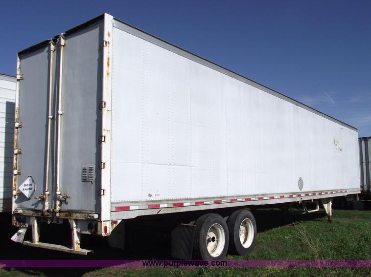 image for item 5534 1987 Trailmobile 48' van trailer