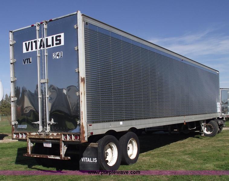 image for item 5535 1986 Great Dane 8101-TJWL 48' van trailer