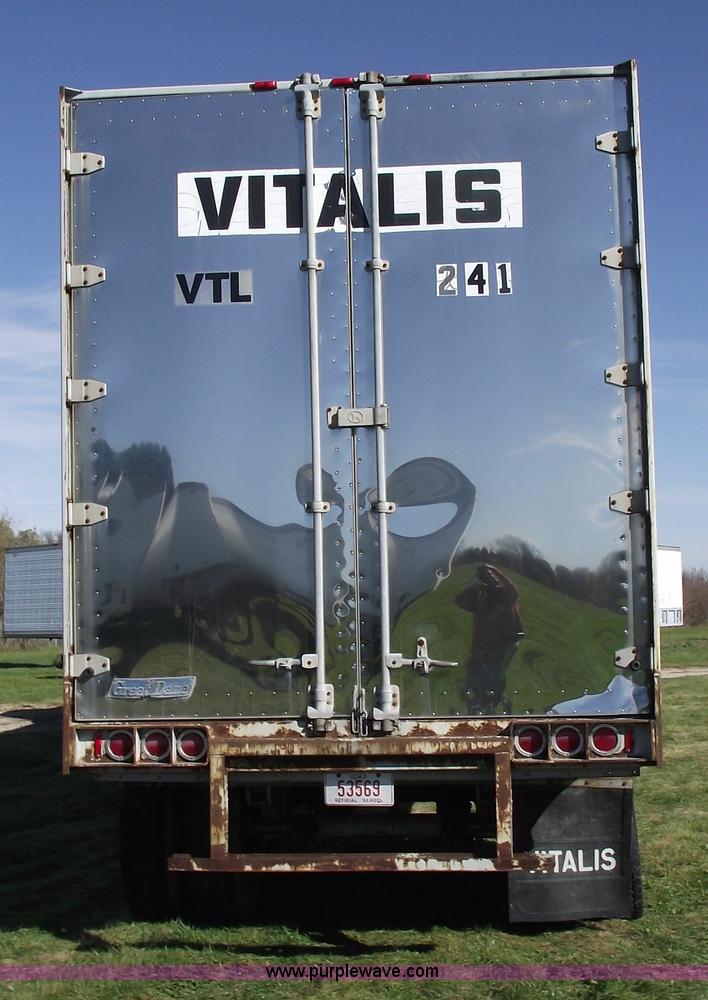 image for item 5535 1986 Great Dane 8101-TJWL 48' van trailer