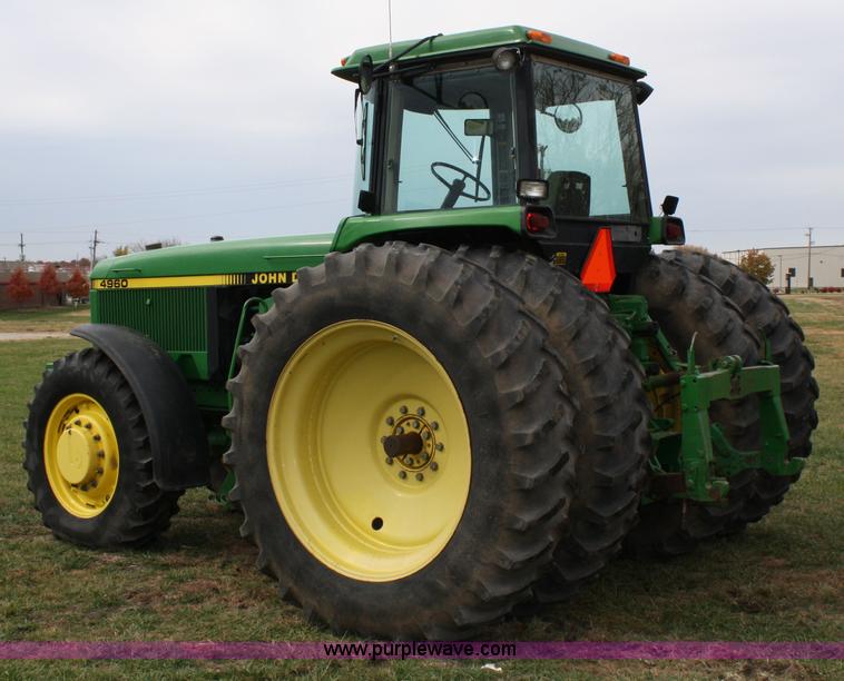 image for item 4718 1992 John Deere 4960 MFWD tractor