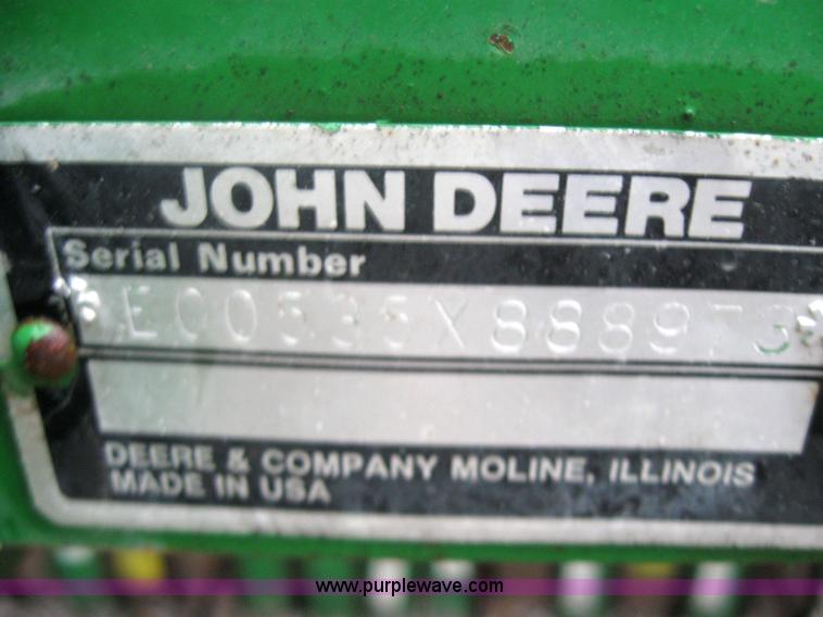 image for item 5203 John Deere 535 5x6 round baler