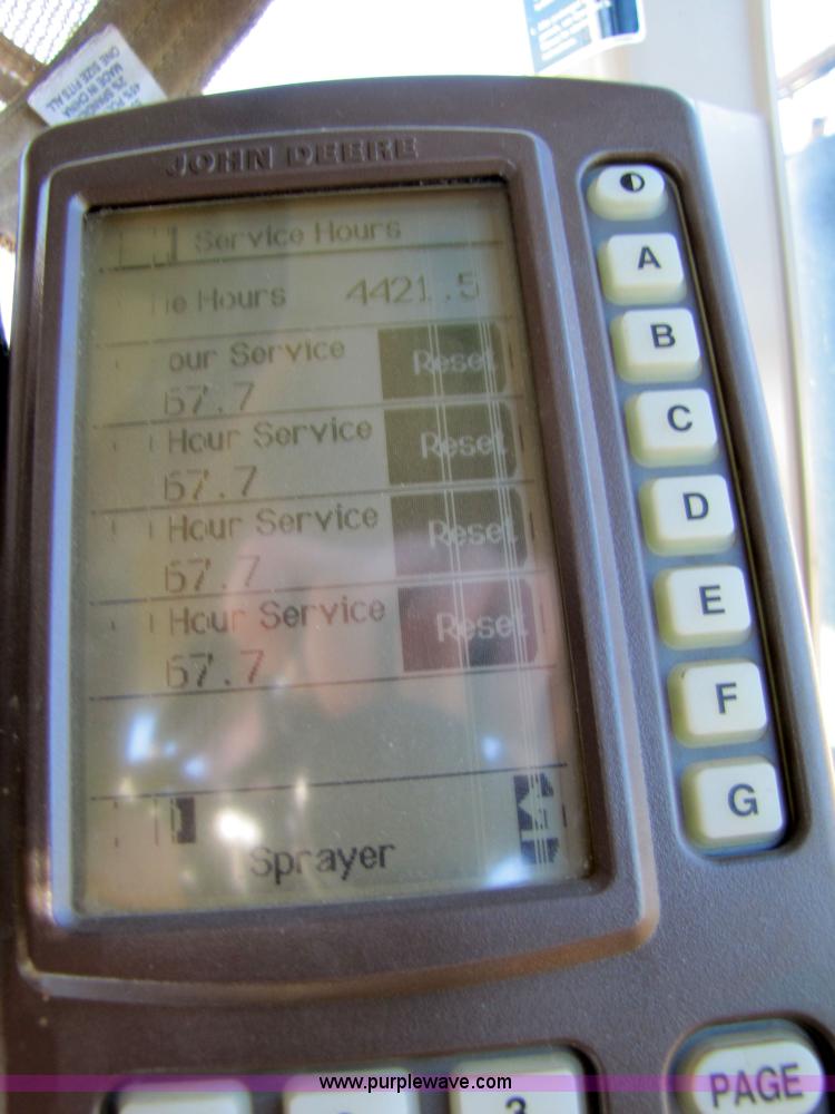 image for item 5210 2002 John Deere 4710 self-propelled sprayer