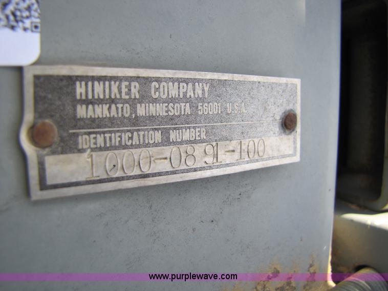 image for item 5217 Hiniker 1000 row crop cultivator