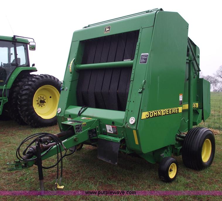 image for item 5562 1998 John Deere 566 5x6 round baler