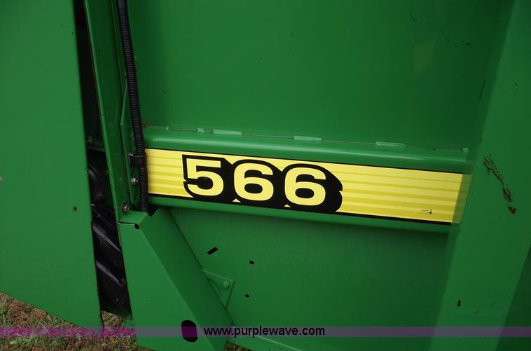 image for item 5562 1998 John Deere 566 5x6 round baler