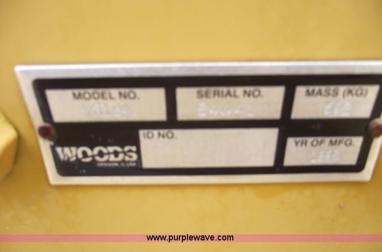 image for item 5564 1998 Woods XT184 rotary mower