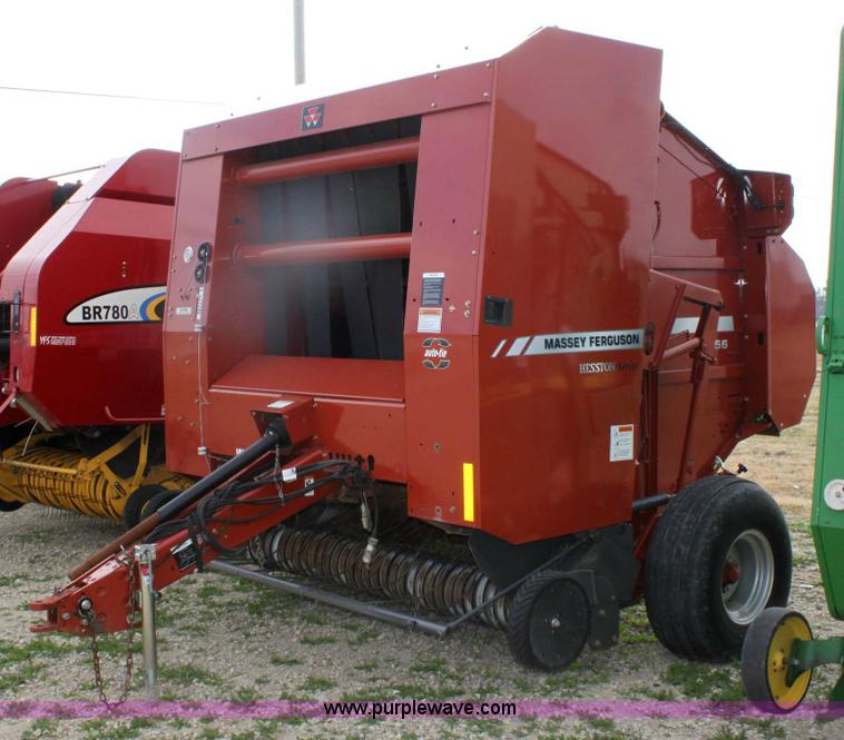 image for item 6401 2008 Massey-Ferguson 2756 round baler