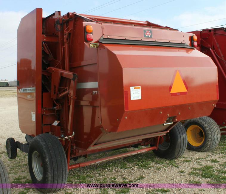 image for item 6401 2008 Massey-Ferguson 2756 round baler