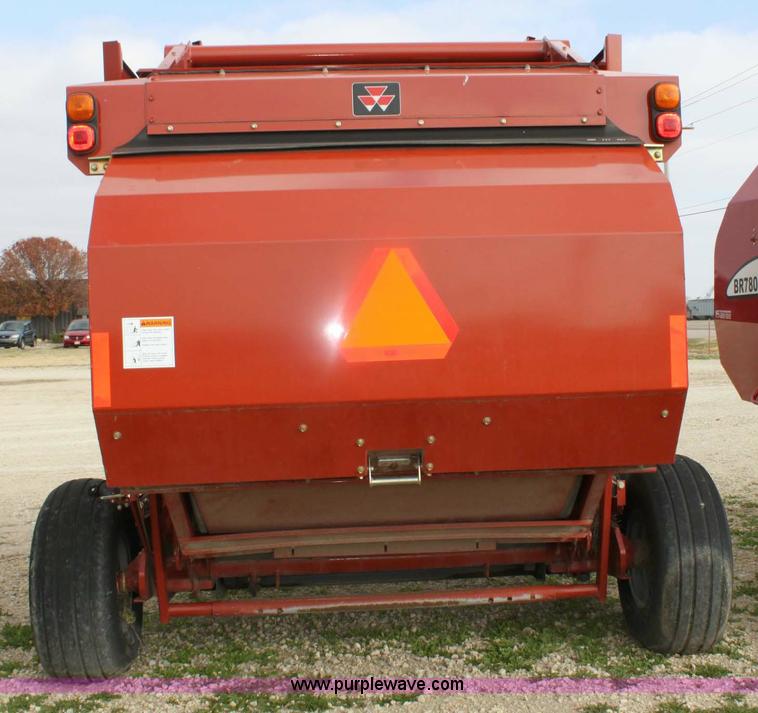 image for item 6401 2008 Massey-Ferguson 2756 round baler