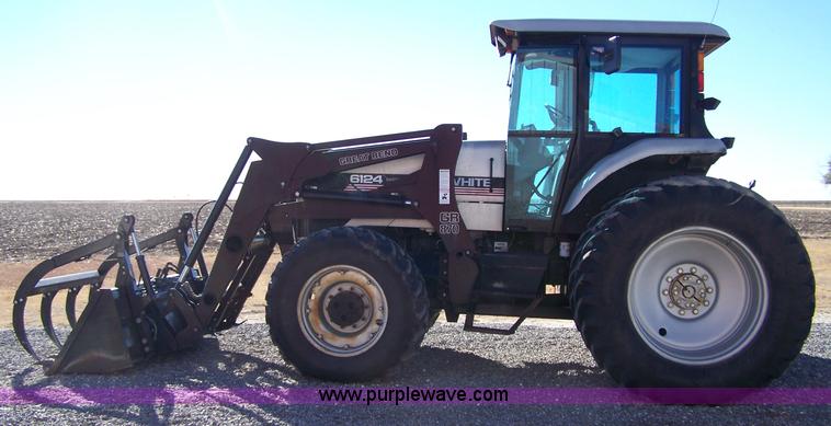 image for item 7309 1994 White 6124F MFWD tractor with loader