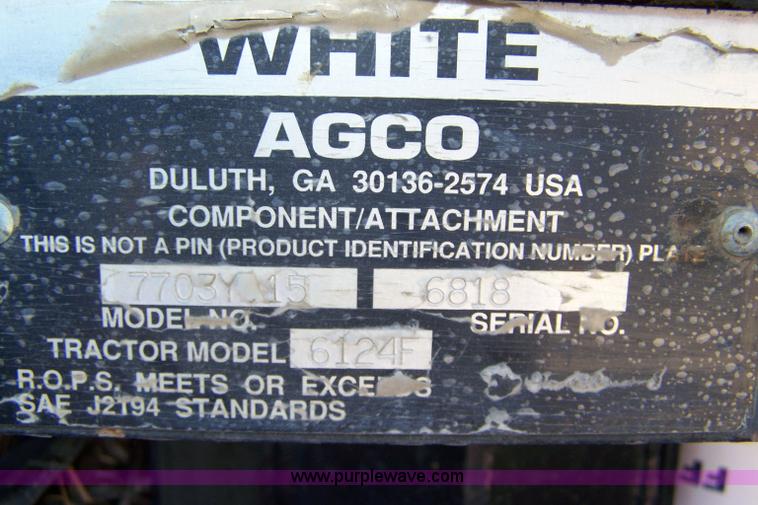 image for item 7309 1994 White 6124F MFWD tractor with loader