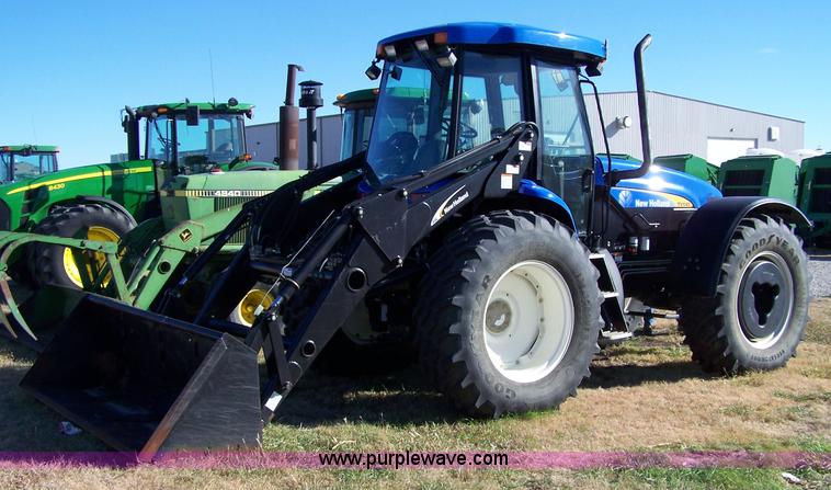image for item 7318 2007 New Holland TV145 4WD bi-directional tractor with loader