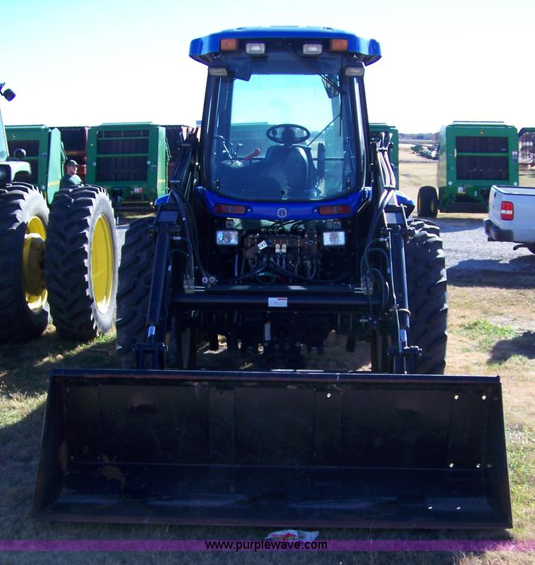 image for item 7318 2007 New Holland TV145 4WD bi-directional tractor with loader