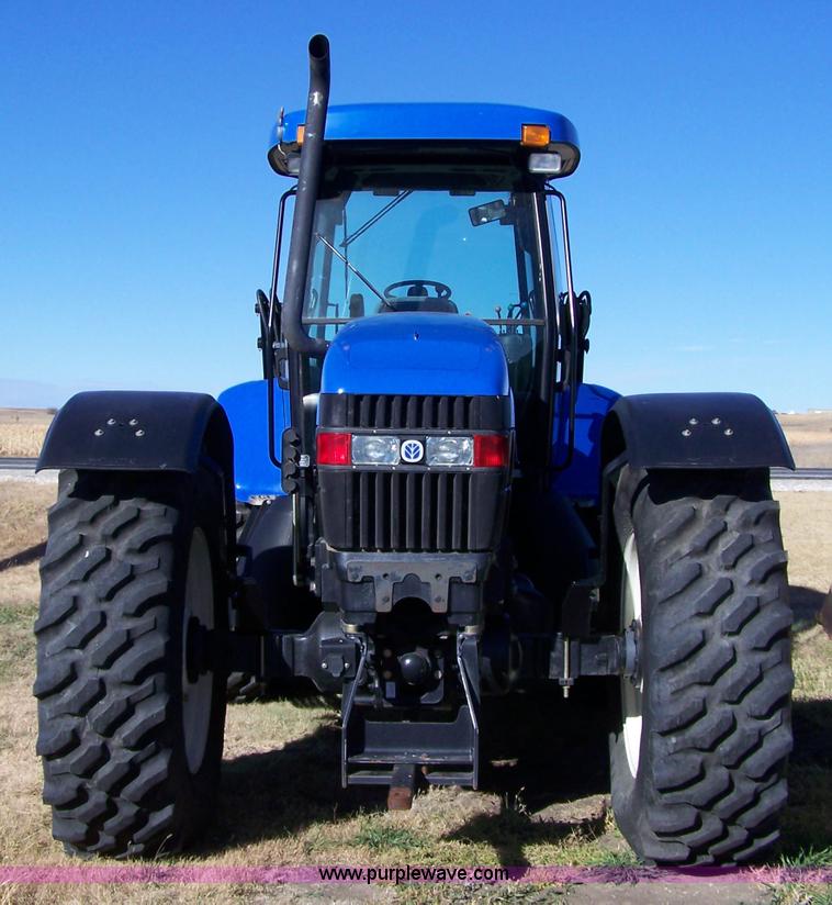 image for item 7318 2007 New Holland TV145 4WD bi-directional tractor with loader