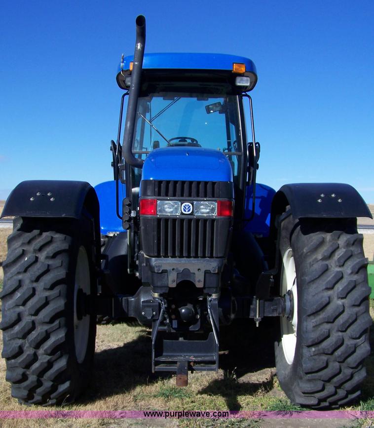 image for item 7318 2007 New Holland TV145 4WD bi-directional tractor with loader