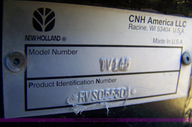 image for item 7318 2007 New Holland TV145 4WD bi-directional tractor with loader