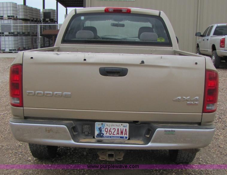 image for item 3624 2004 Dodge Ram 1500 Quad pickup truck