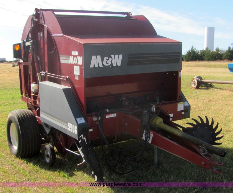 image for item 6712 M And W 5506 round baler