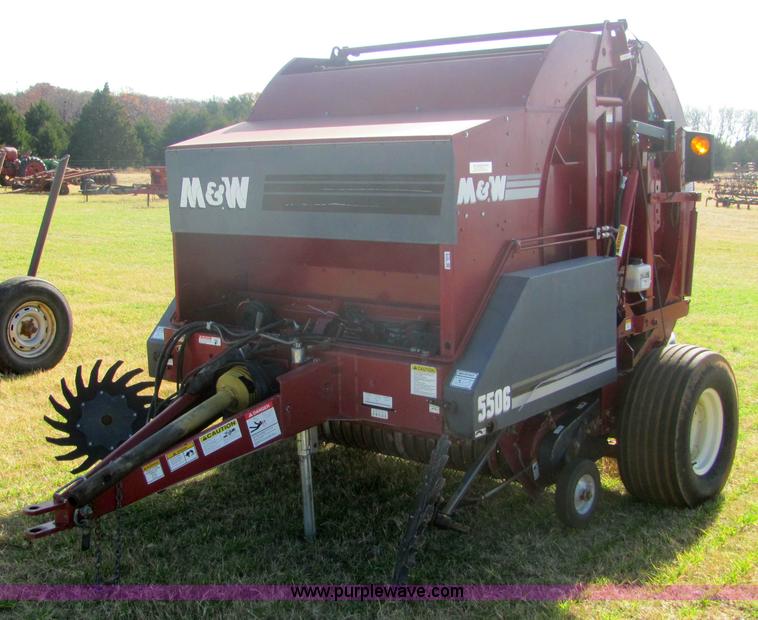 image for item 6712 M And W 5506 round baler