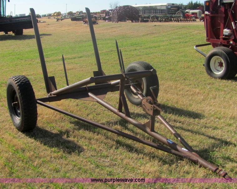 image for item 6713 Single bale hay trailer