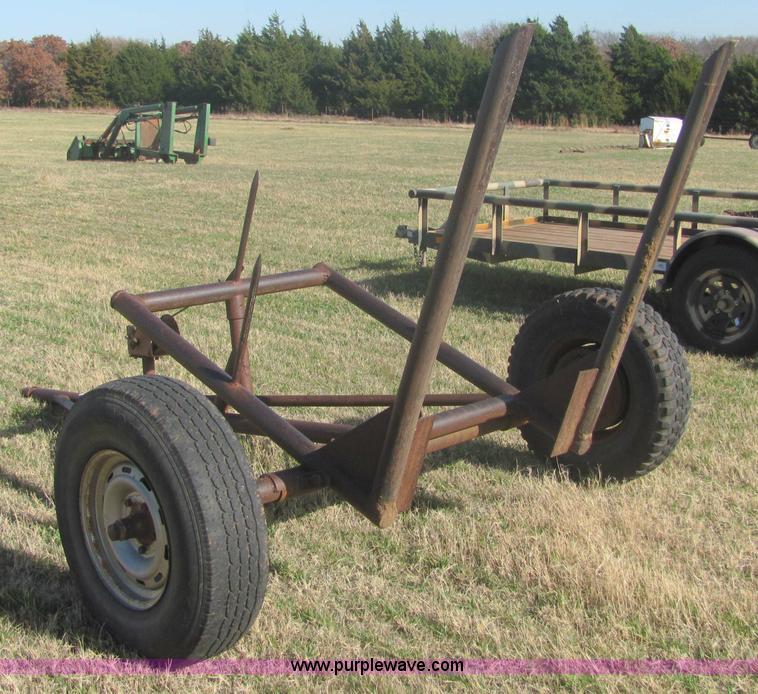 image for item 6713 Single bale hay trailer